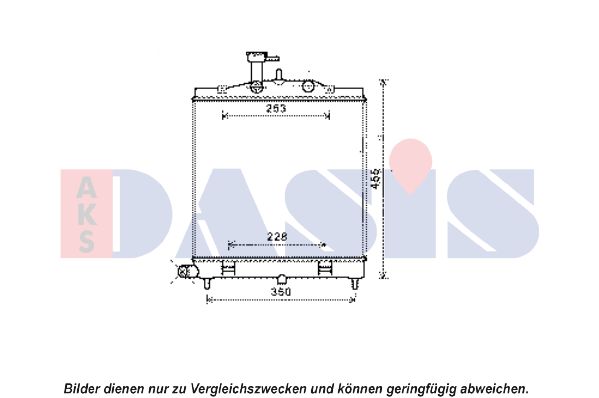 AKS DASIS Radiaator,mootorijahutus 510144N